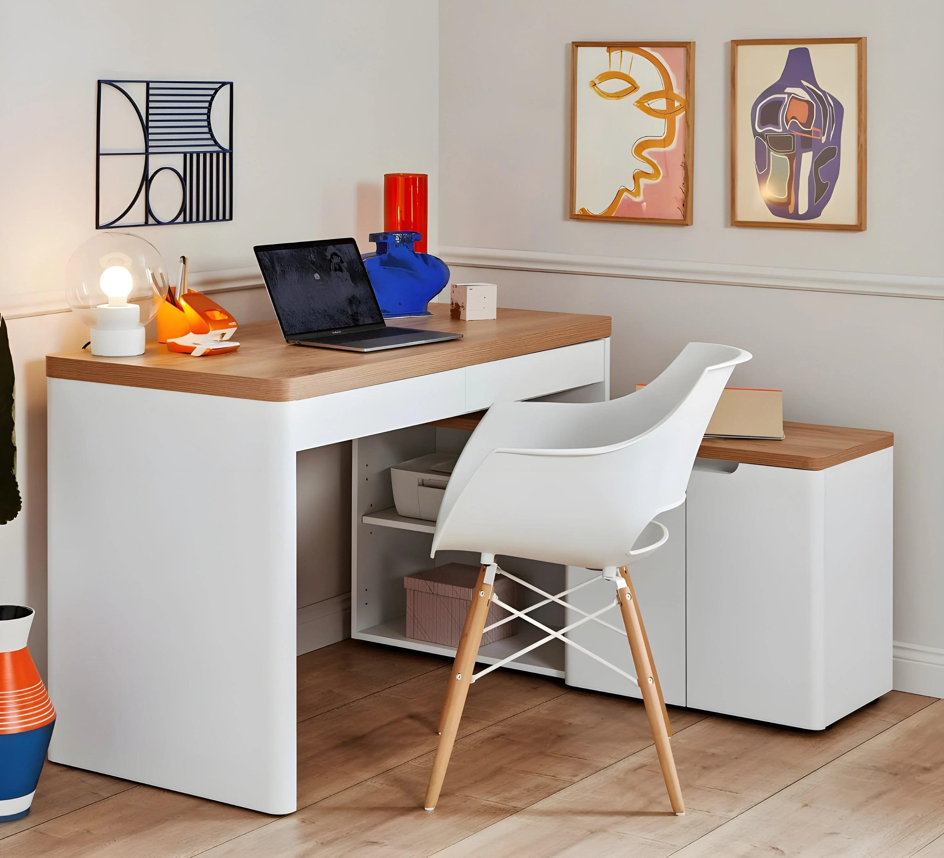 Morfield L-shaped computer Desk - YANDZ HOME