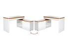 Morfield L-shaped computer Desk - YANDZ HOME