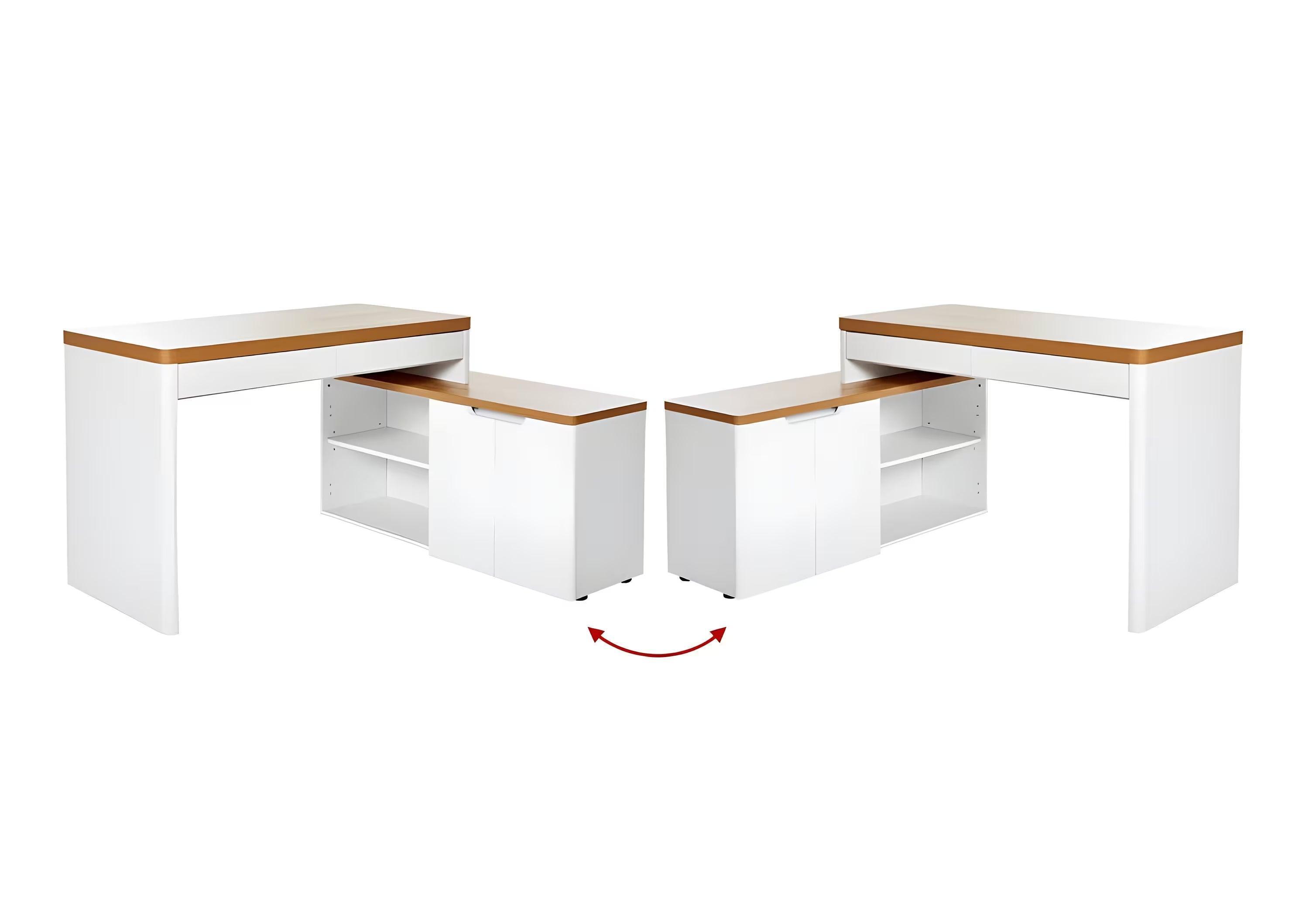 Morfield L-shaped computer Desk - YANDZ HOME