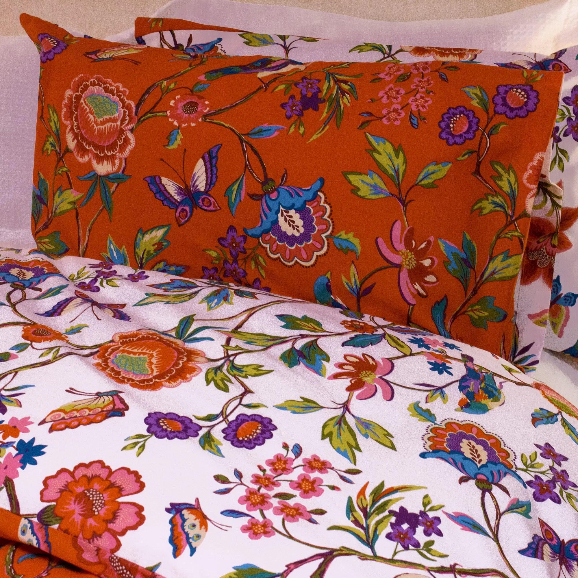 Rufus Cotton Blend Floral Duvet Cover Set with Pillowcases - YANDZ HOME