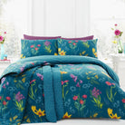 Efrebo Polyester Floral Duvet Cover Set with Pillowcases - YANDZ HOME