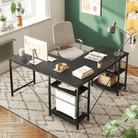 Rowland L-shaped computer Desk - YANDZ HOME