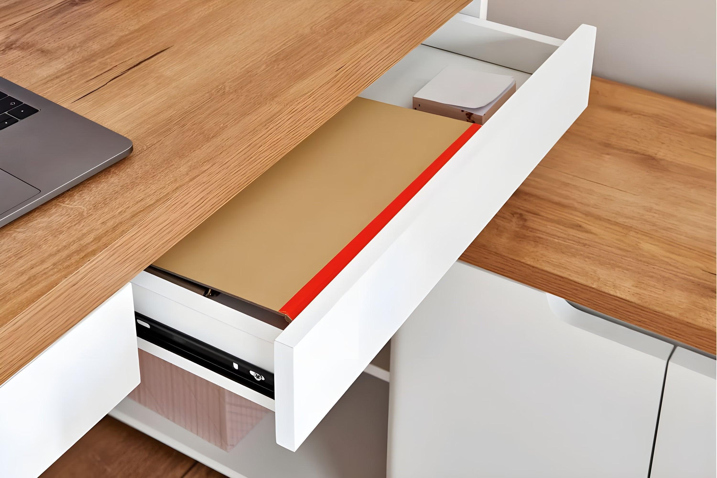Morfield L-shaped computer Desk - YANDZ HOME