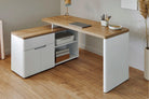 Eleanor L-shaped computer Desk - YANDZ HOME