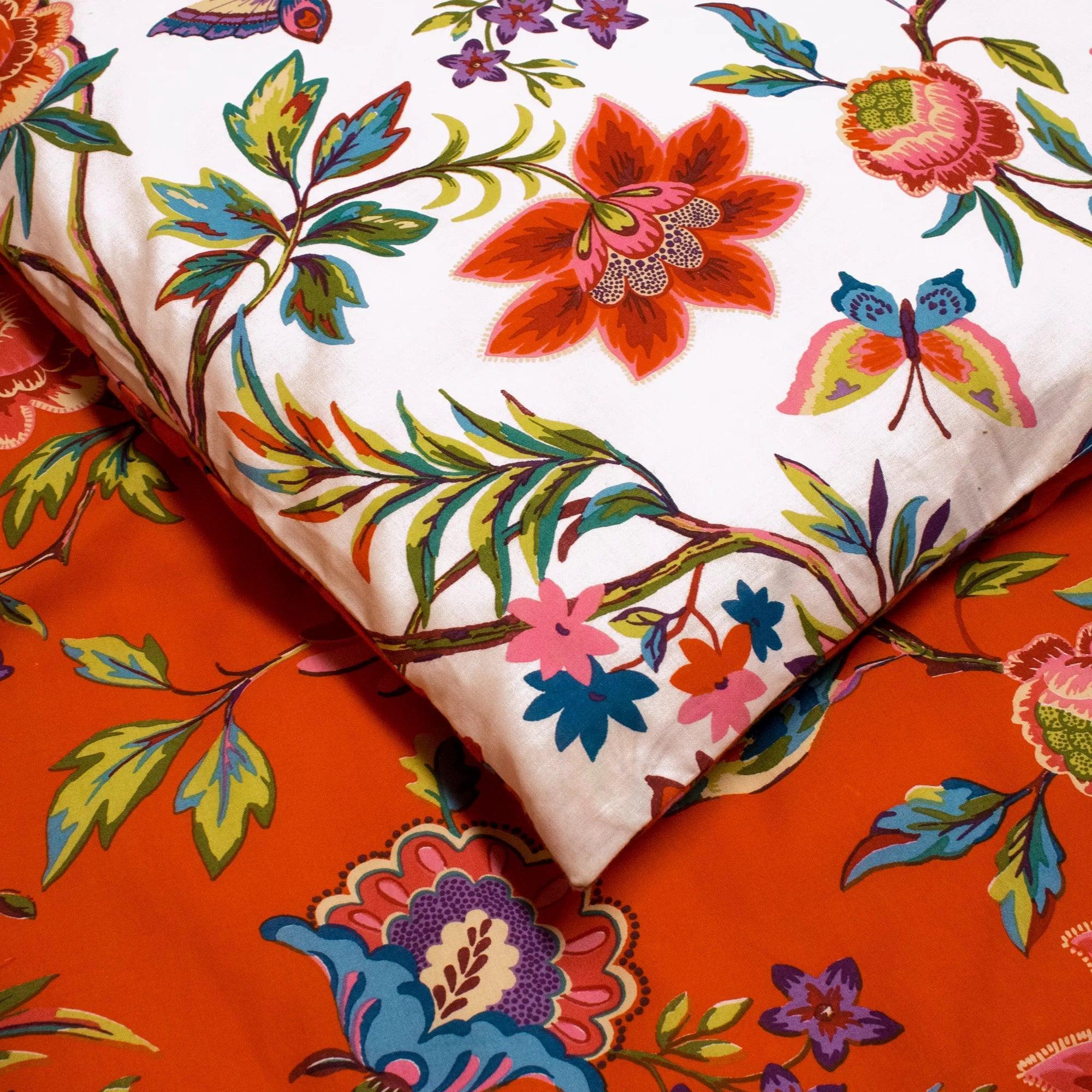 Rufus Cotton Blend Floral Duvet Cover Set with Pillowcases - YANDZ HOME