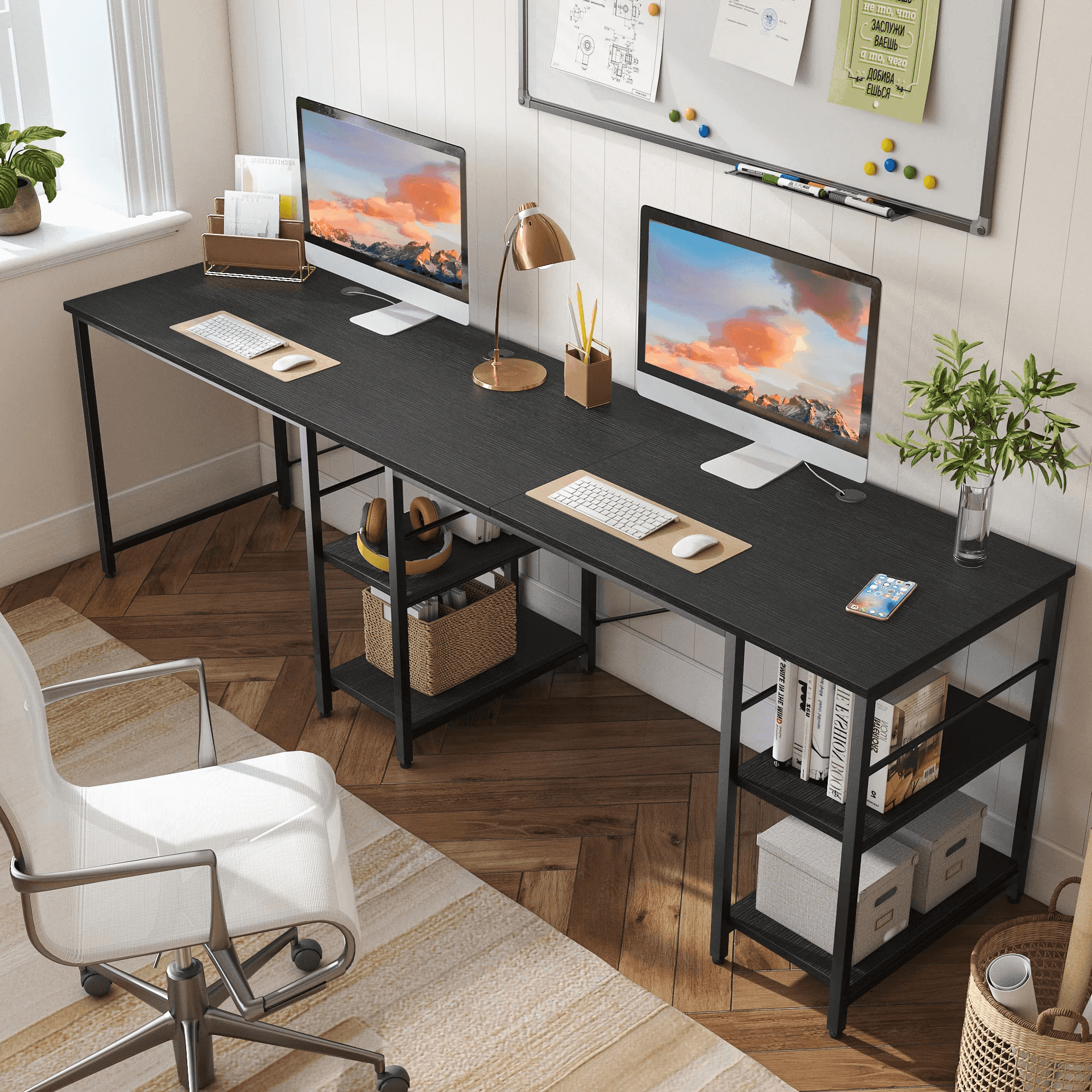 Rowland L-shaped computer Desk - YANDZ HOME