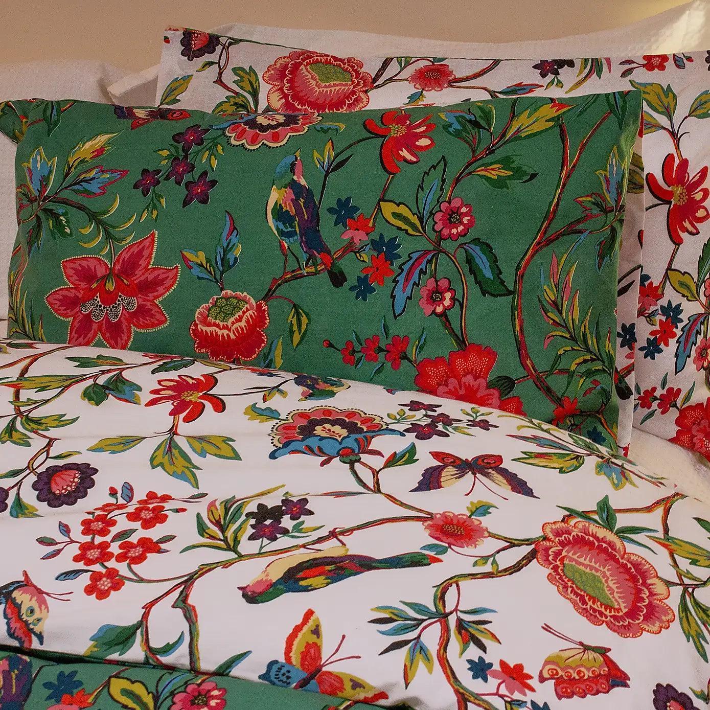 Rufus Cotton Blend Floral Duvet Cover Set with Pillowcases - YANDZ HOME