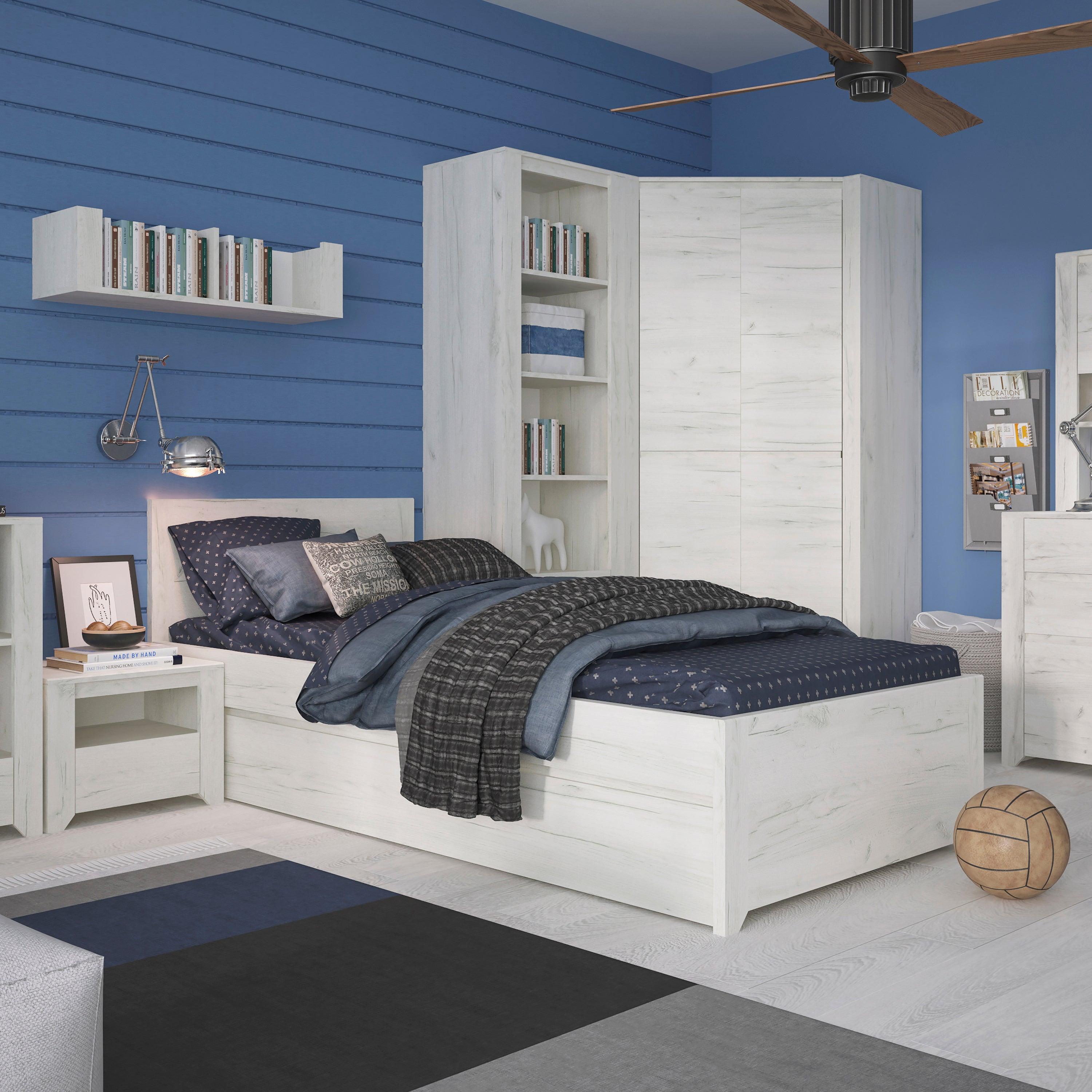 Seraphine Single Bed with Underbed Drawer - YANDZ HOME