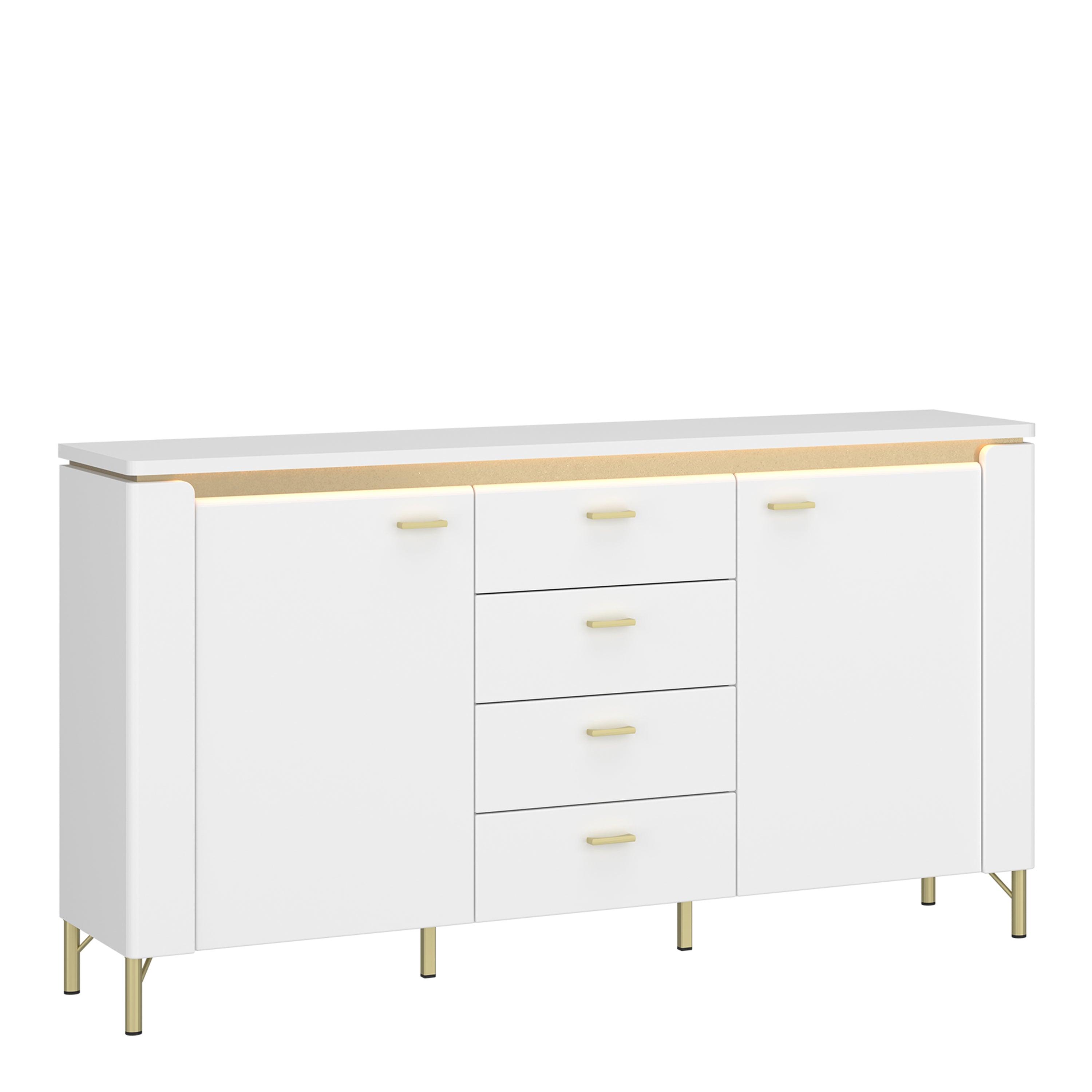 Lucano Sideboard 2 Door 4 Drawer - YANDZ HOME