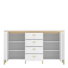 Lucano Sideboard 2 Door 4 Drawer - YANDZ HOME