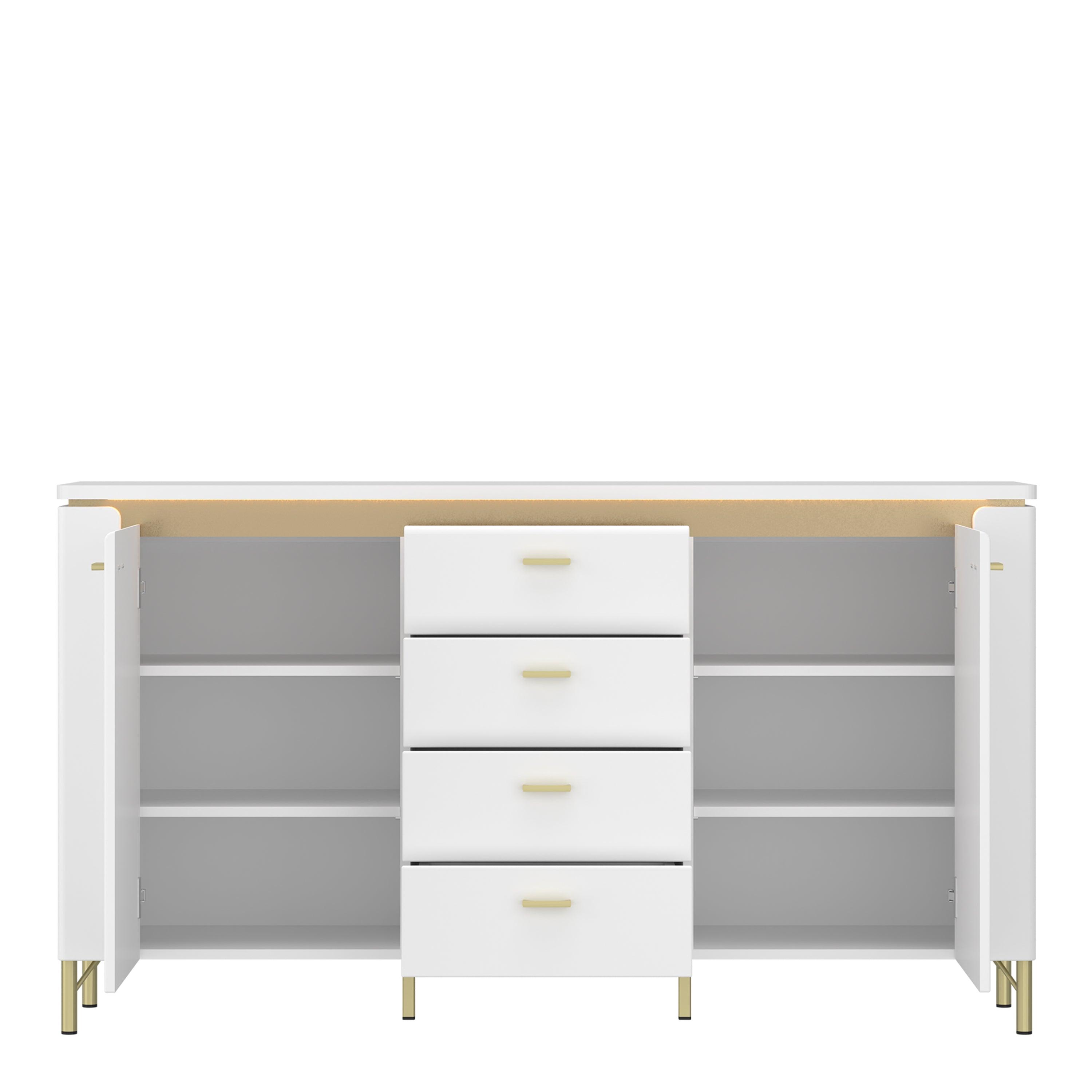 Lucano Sideboard 2 Door 4 Drawer - YANDZ HOME
