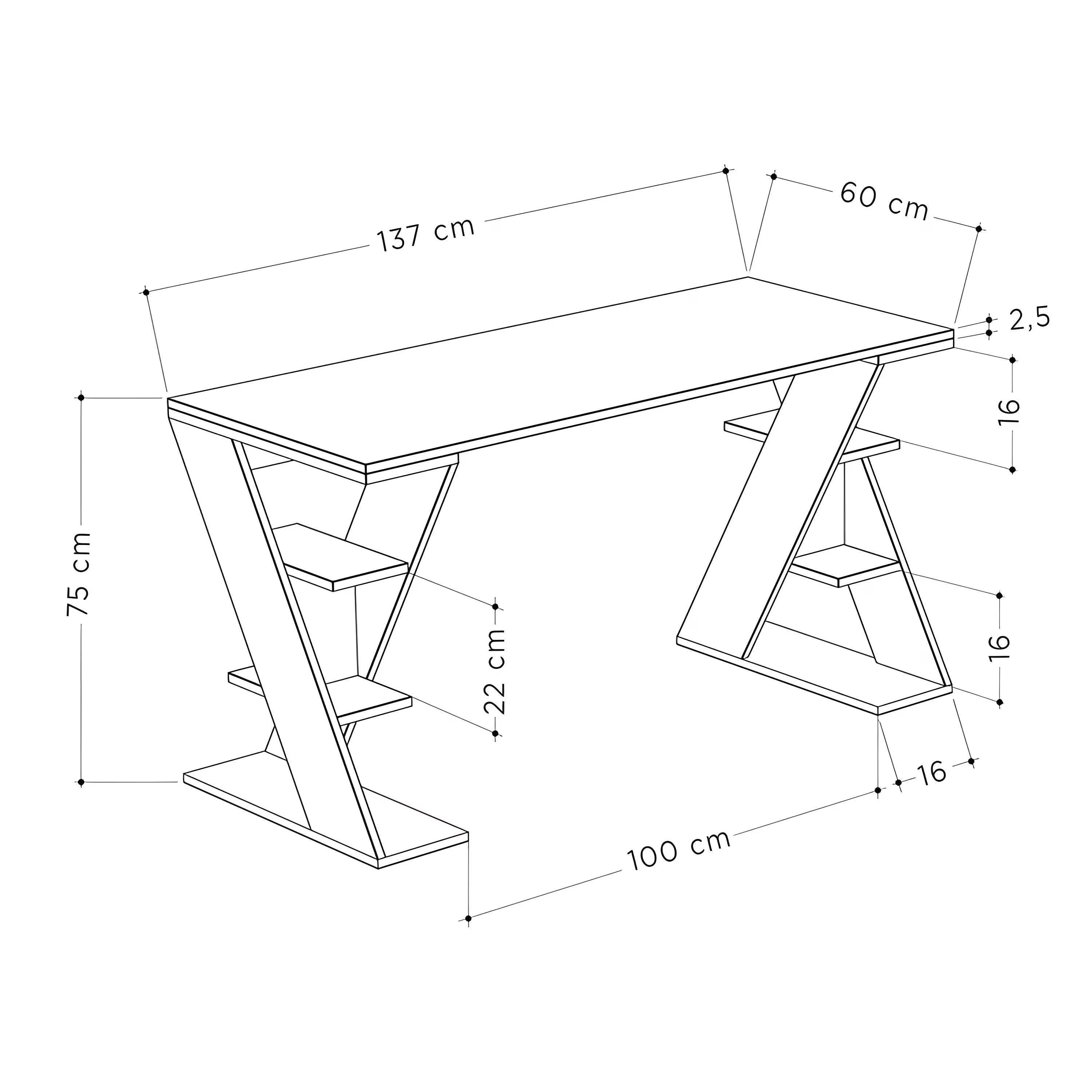Rio Computer Desk - YANDZ HOME