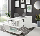 Yandz Executive Reversible L-shaped Desk - YANDZ HOME