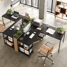 Rowland L-shaped computer Desk - YANDZ HOME