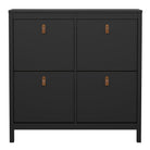 Marbella Shoe Cabinet with 4 Flip Down Doors - YANDZ HOME
