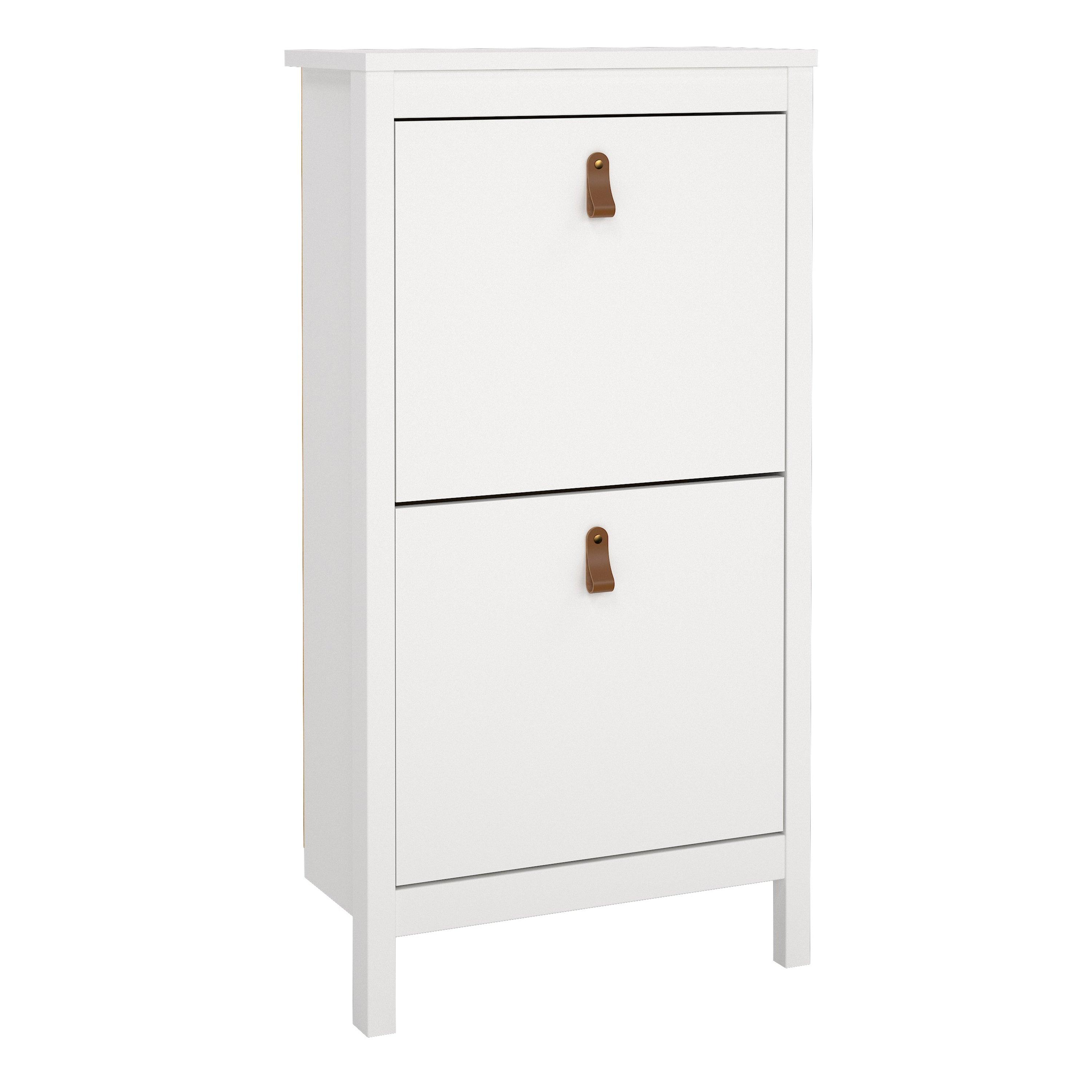 Marbella Shoe Cabinet with 2 Flip Down Doors - YANDZ HOME