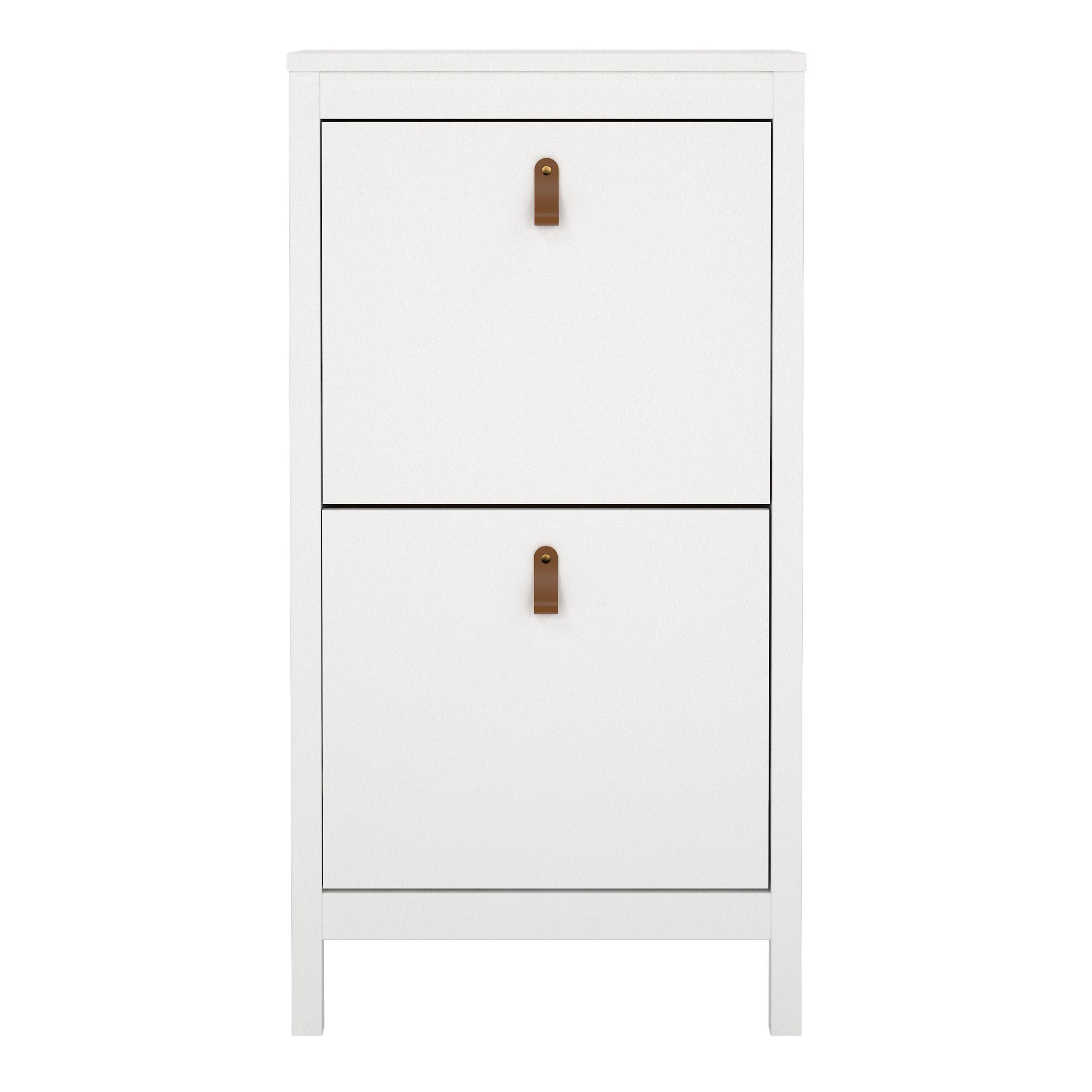 Marbella Shoe Cabinet with 2 Flip Down Doors - YANDZ HOME