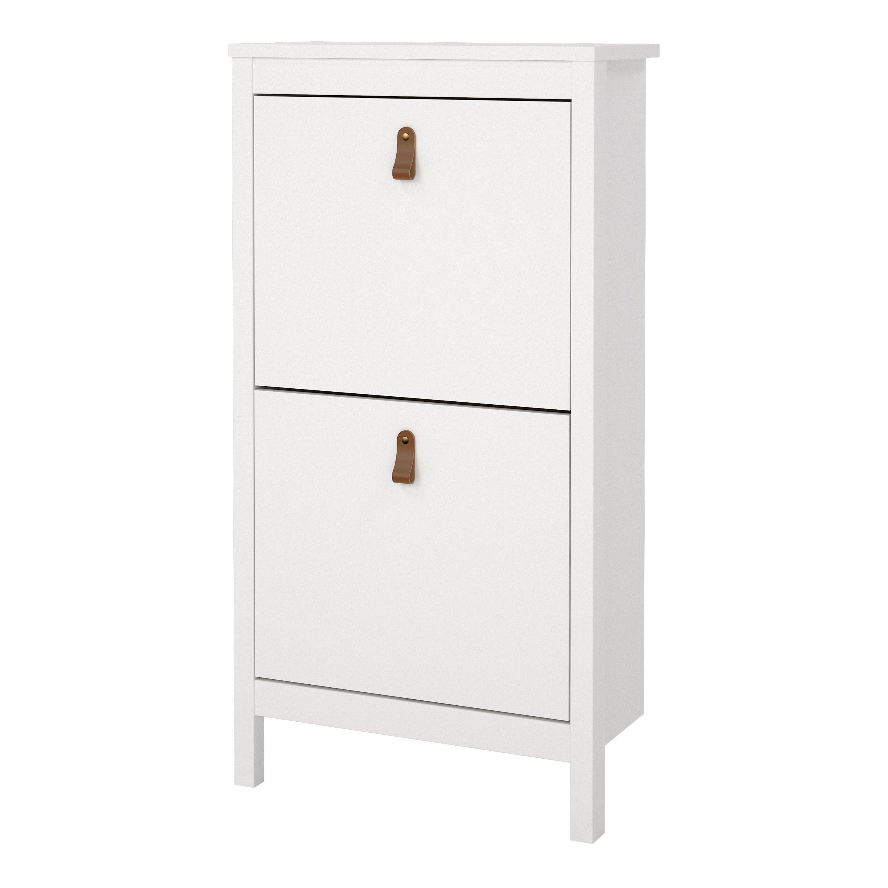 Marbella Shoe Cabinet with 2 Flip Down Doors - YANDZ HOME