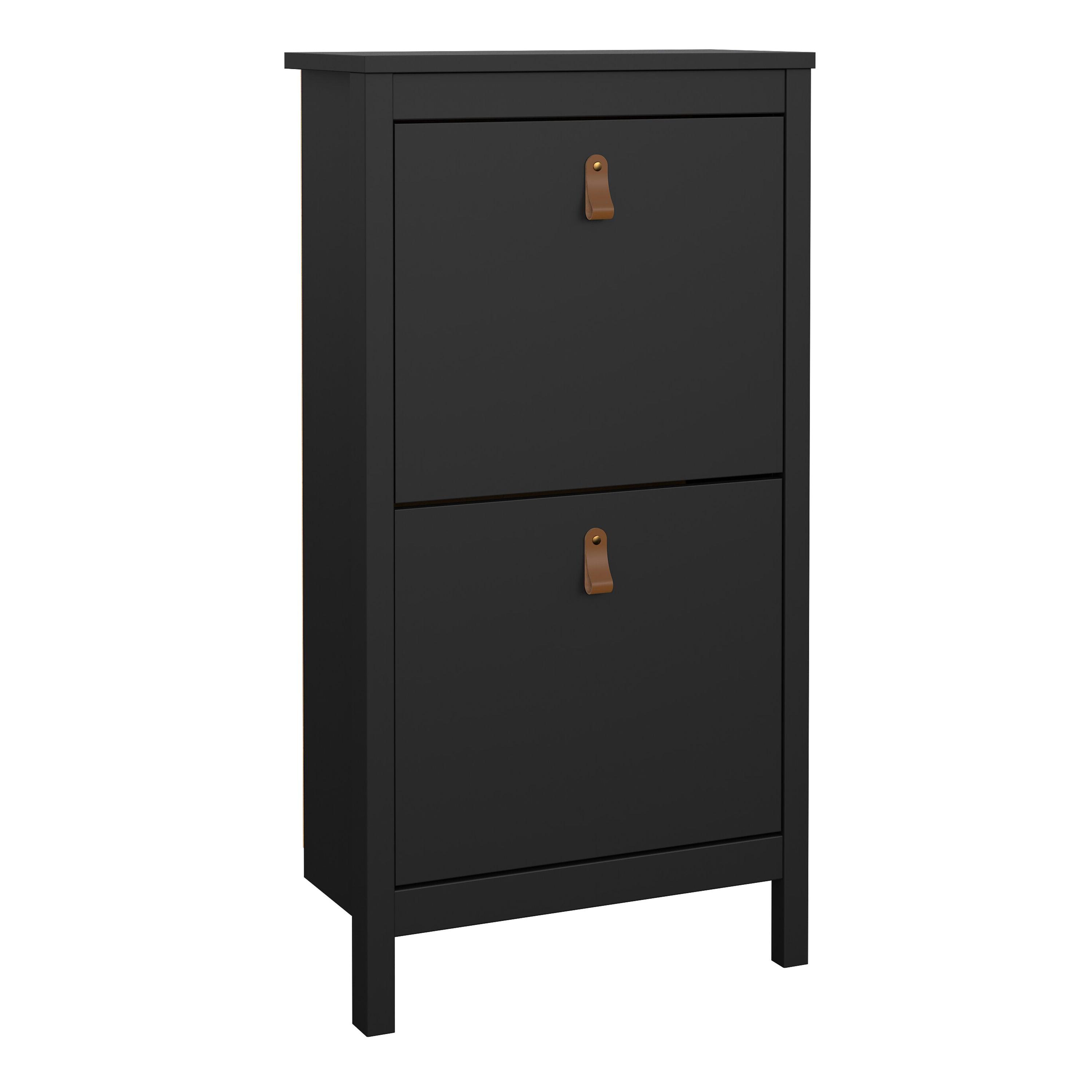 Marbella Shoe Cabinet with 2 Flip Down Doors - YANDZ HOME