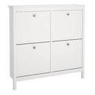 Madrid Shoe Cabinet with 4 Flip Down Doors - YANDZ HOME