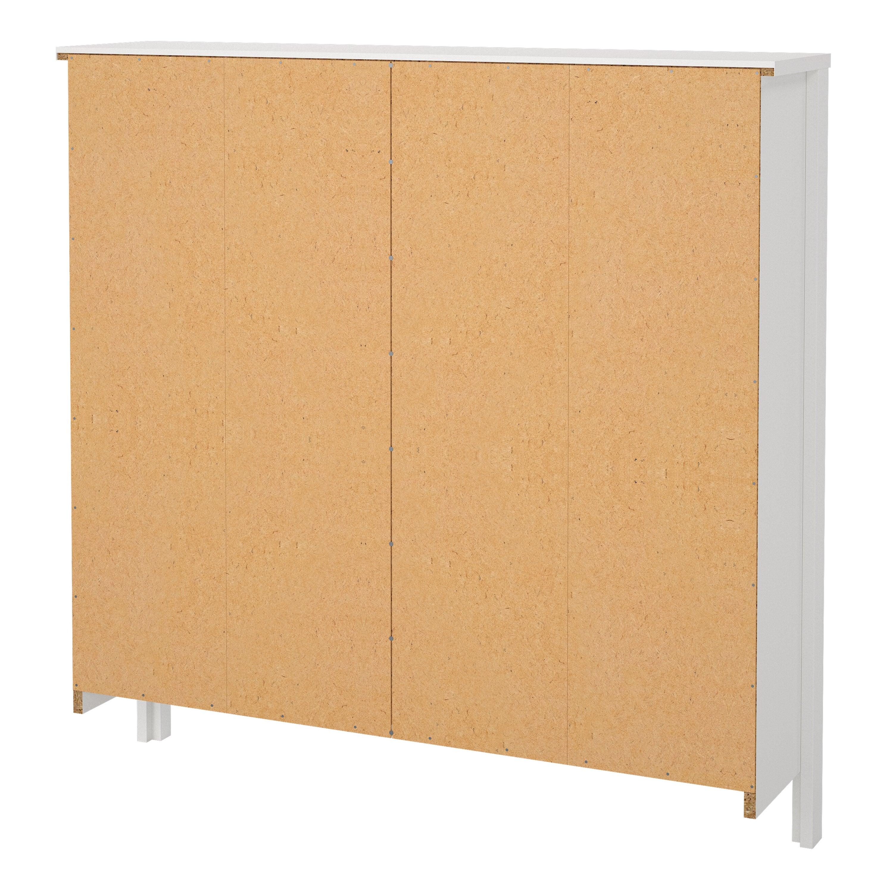 Madrid Shoe Cabinet with 4 Flip Down Doors - YANDZ HOME