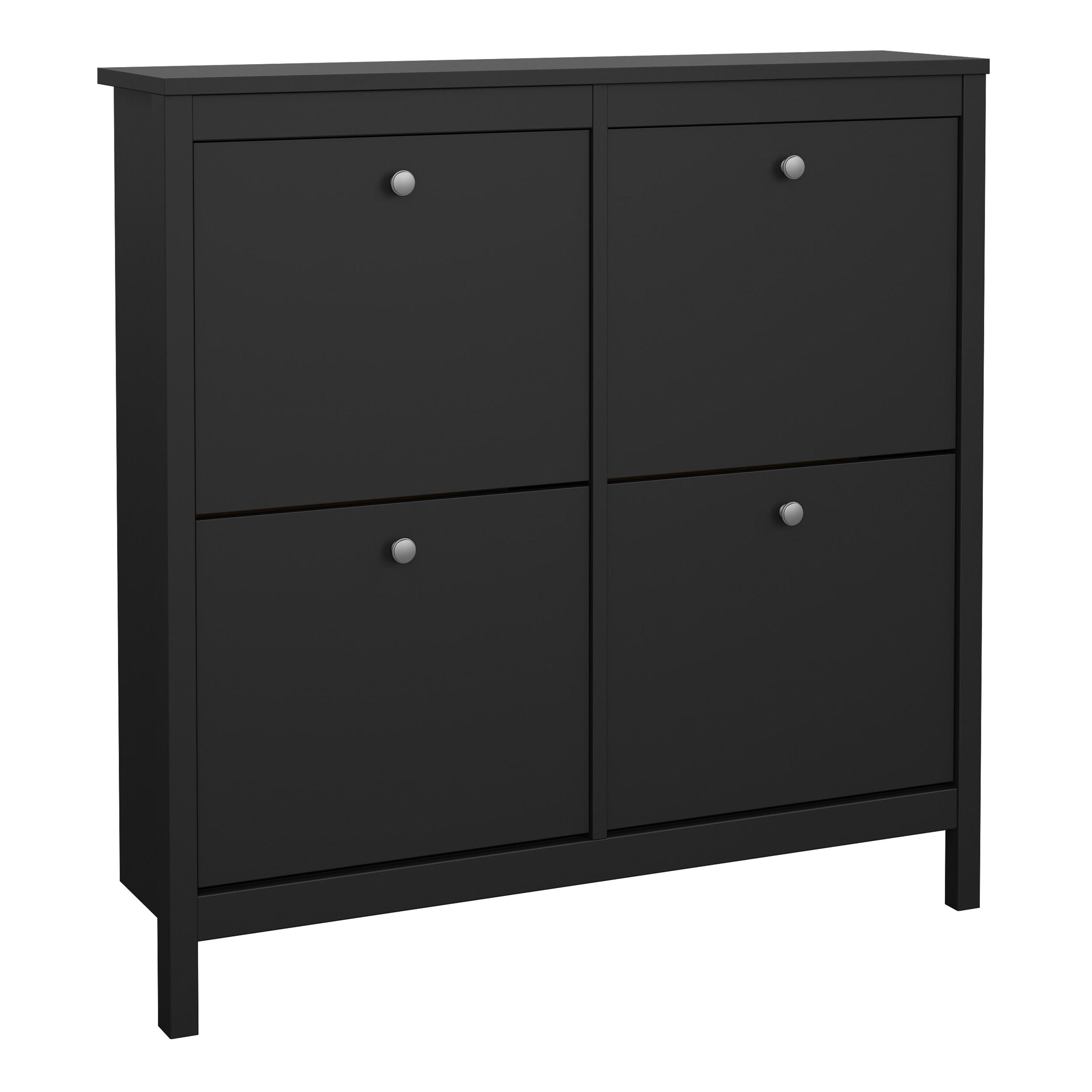 Madrid Shoe Cabinet with 4 Flip Down Doors - YANDZ HOME