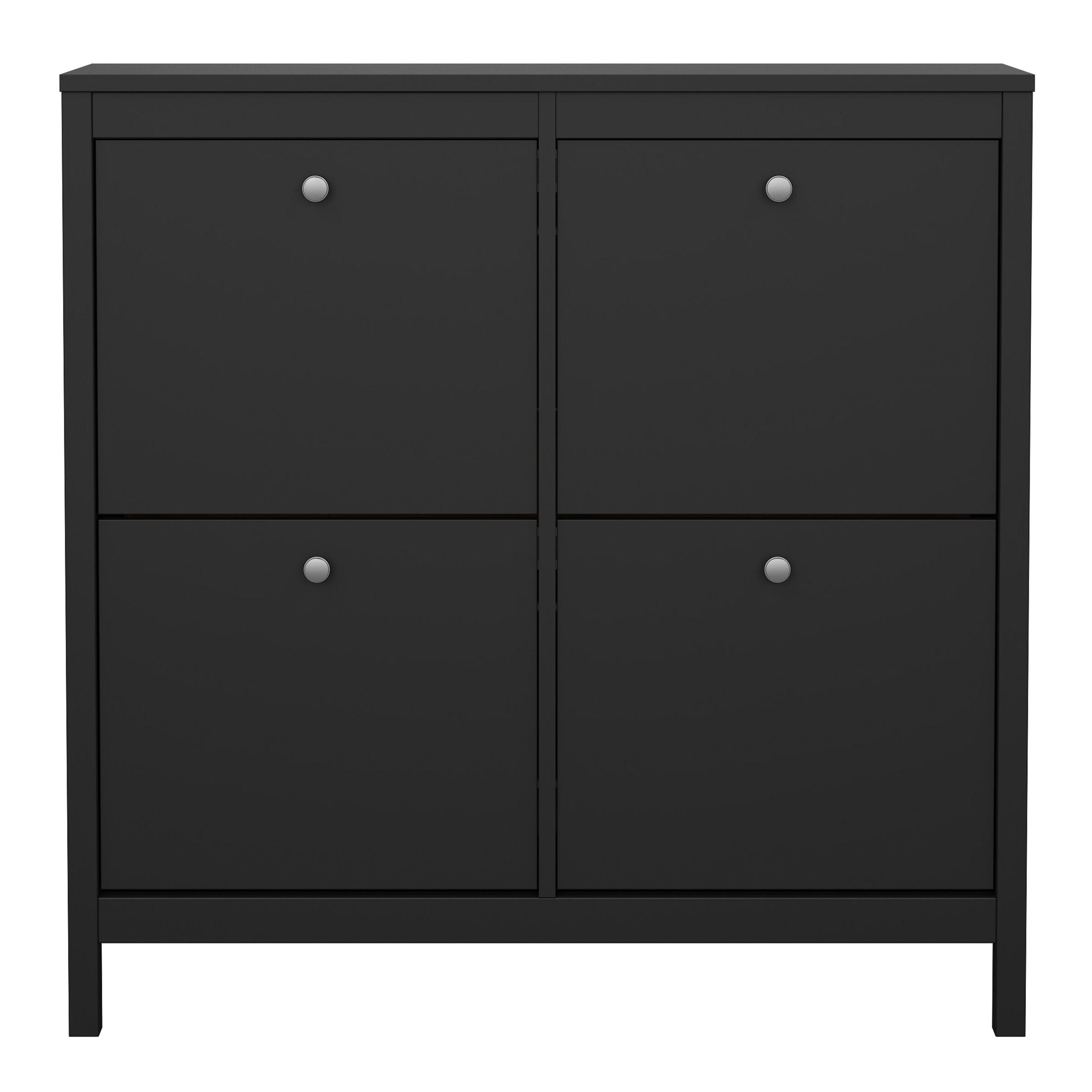 Madrid Shoe Cabinet with 4 Flip Down Doors - YANDZ HOME