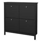 Madrid Shoe Cabinet with 4 Flip Down Doors - YANDZ HOME