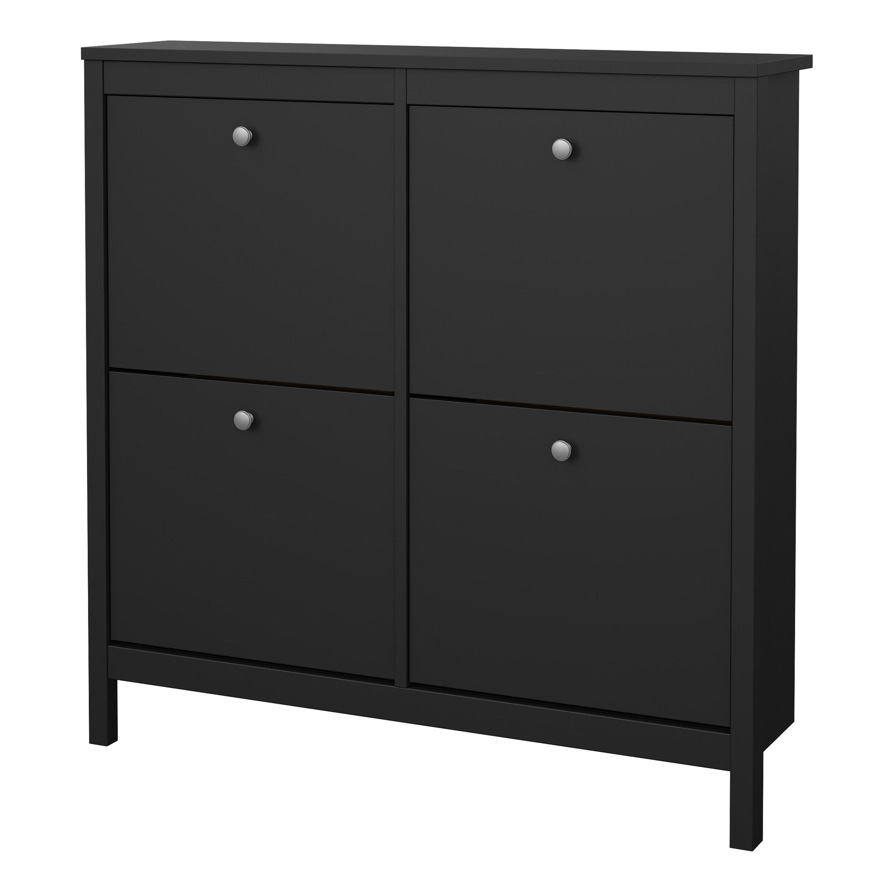 Madrid Shoe Cabinet with 4 Flip Down Doors - YANDZ HOME