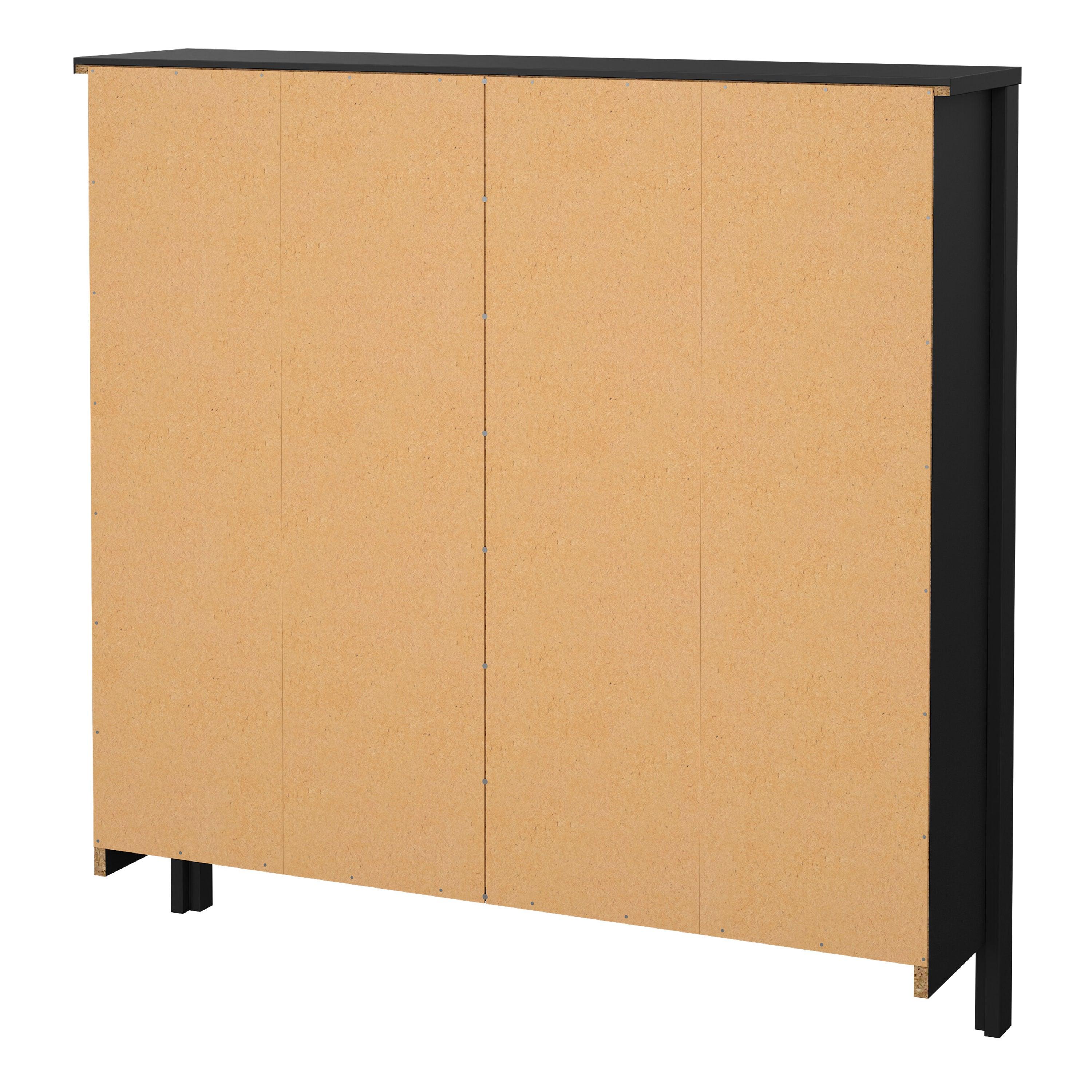 Madrid Shoe Cabinet with 4 Flip Down Doors - YANDZ HOME