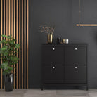 Madrid Shoe Cabinet with 4 Flip Down Doors - YANDZ HOME