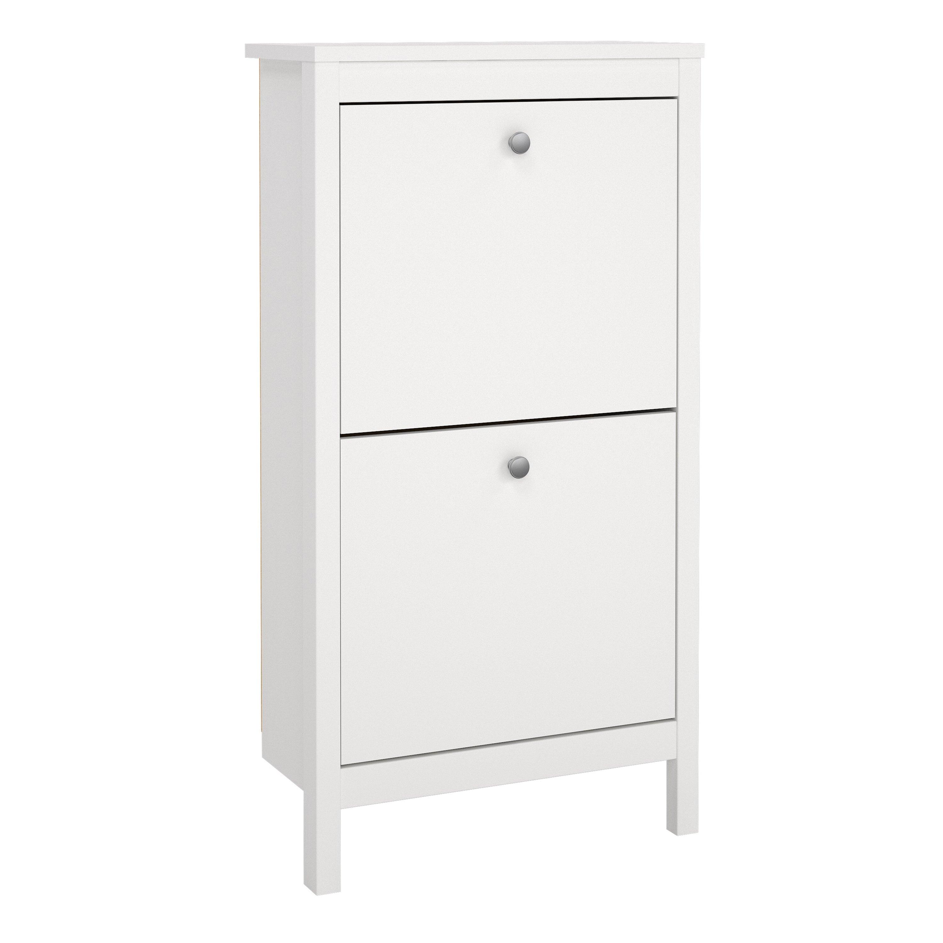 Sevilla Shoe Cabinet with 2 Flip Down Doors - YANDZ HOME