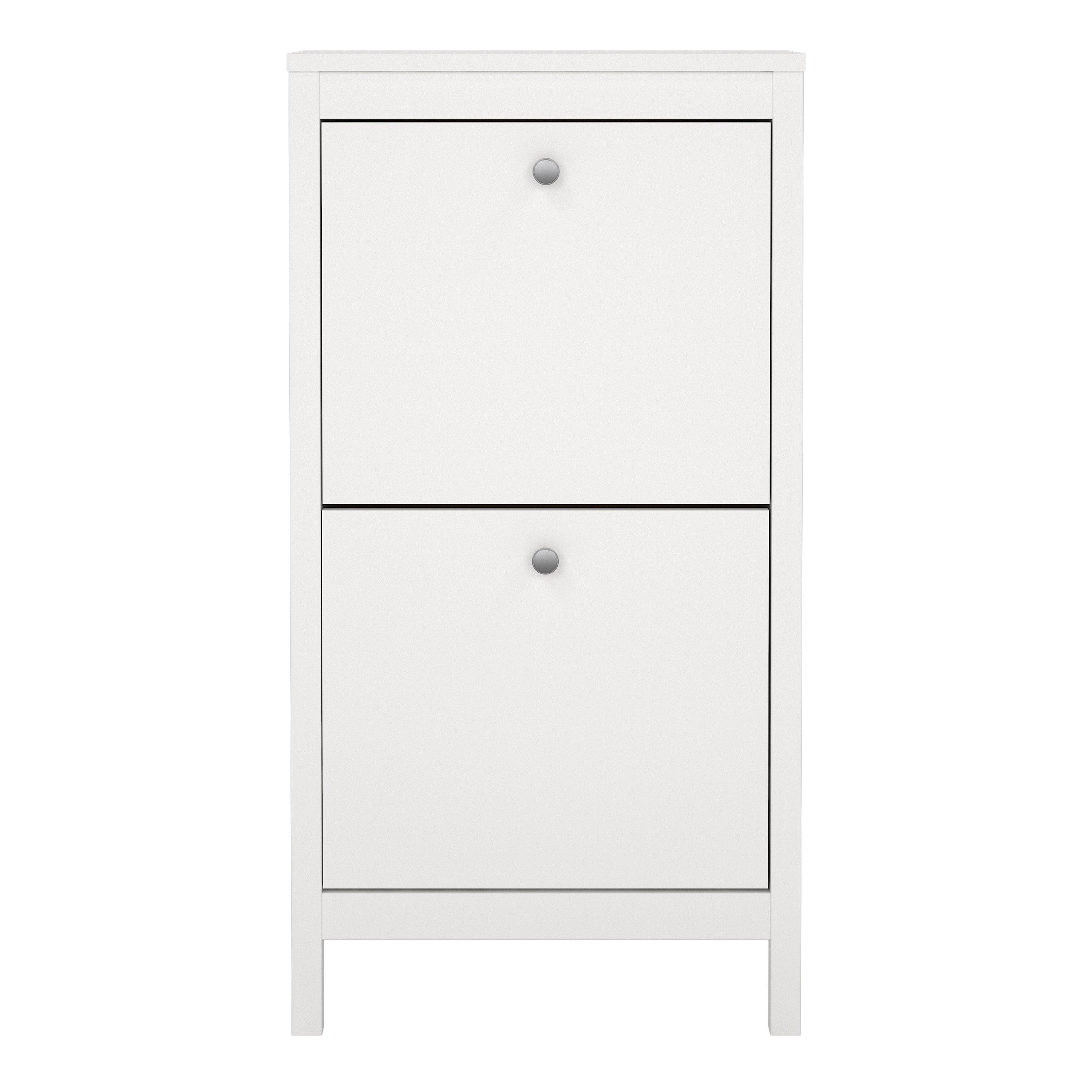 Sevilla Shoe Cabinet with 2 Flip Down Doors - YANDZ HOME