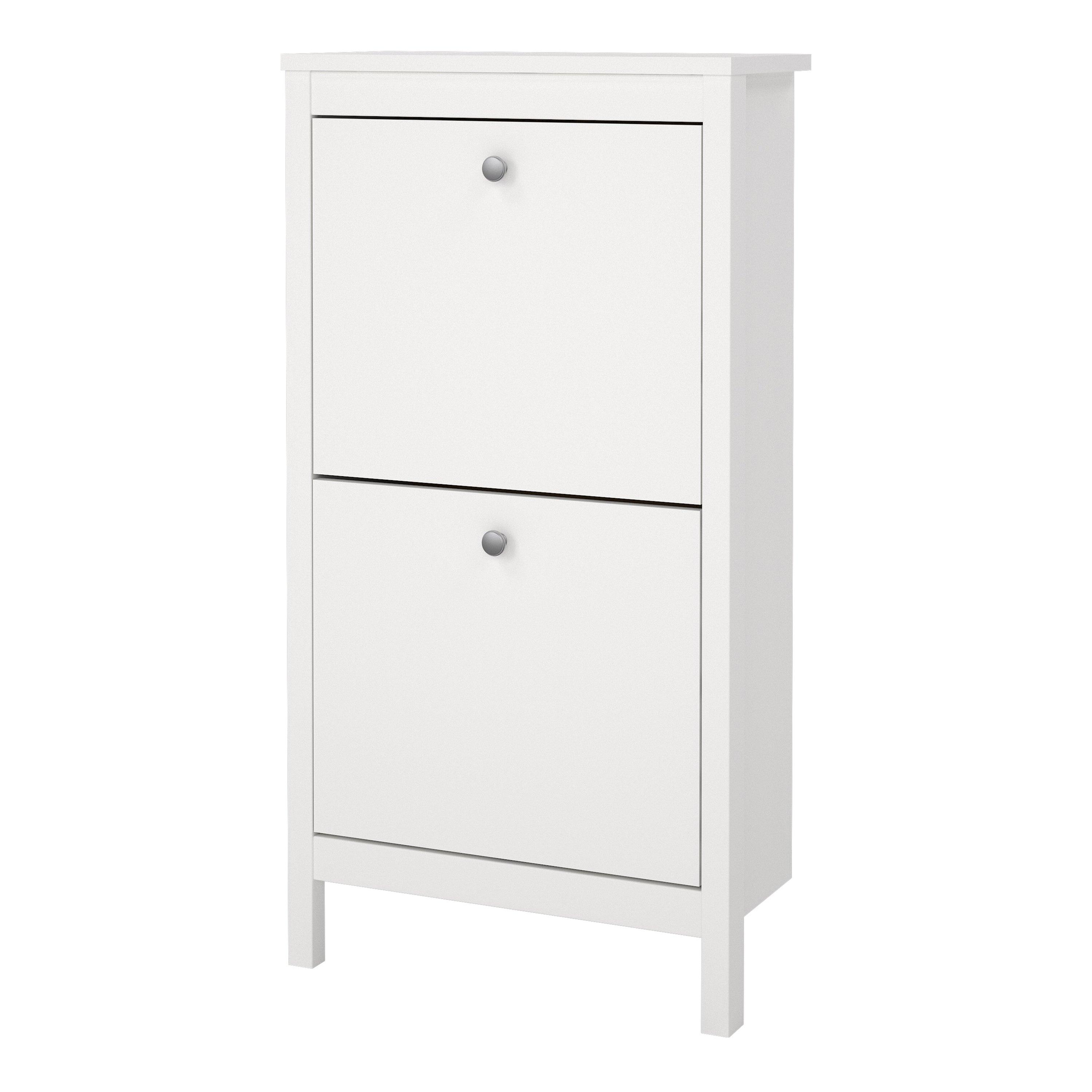 Sevilla Shoe Cabinet with 2 Flip Down Doors - YANDZ HOME