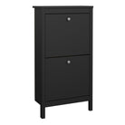 Sevilla Shoe Cabinet with 2 Flip Down Doors - YANDZ HOME