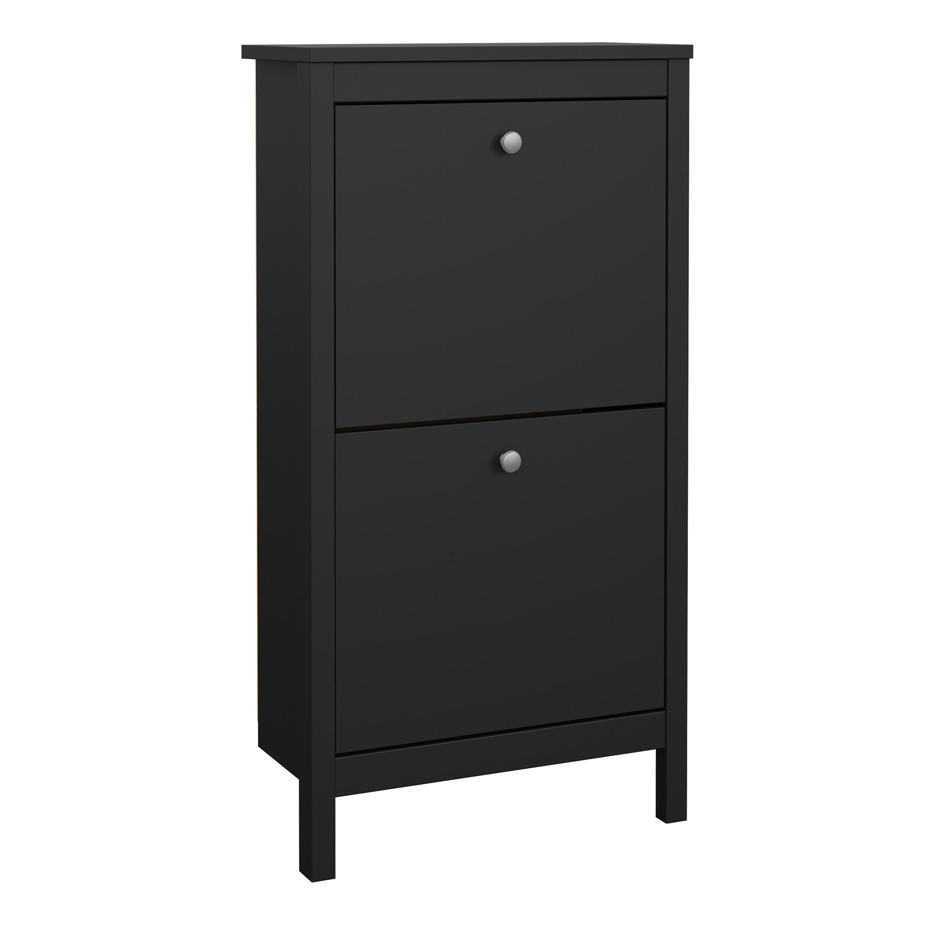Sevilla Shoe Cabinet with 2 Flip Down Doors - YANDZ HOME