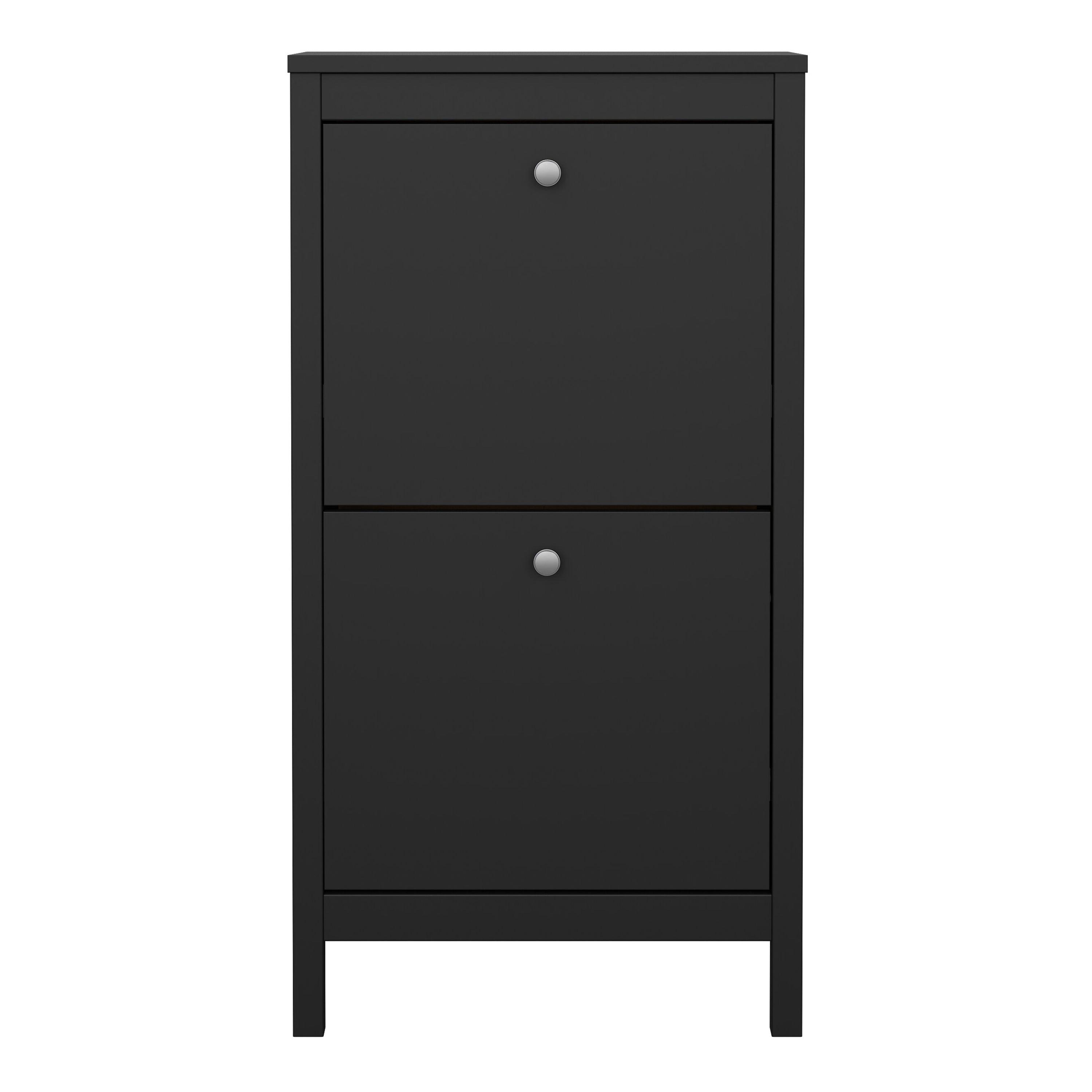 Sevilla Shoe Cabinet with 2 Flip Down Doors - YANDZ HOME