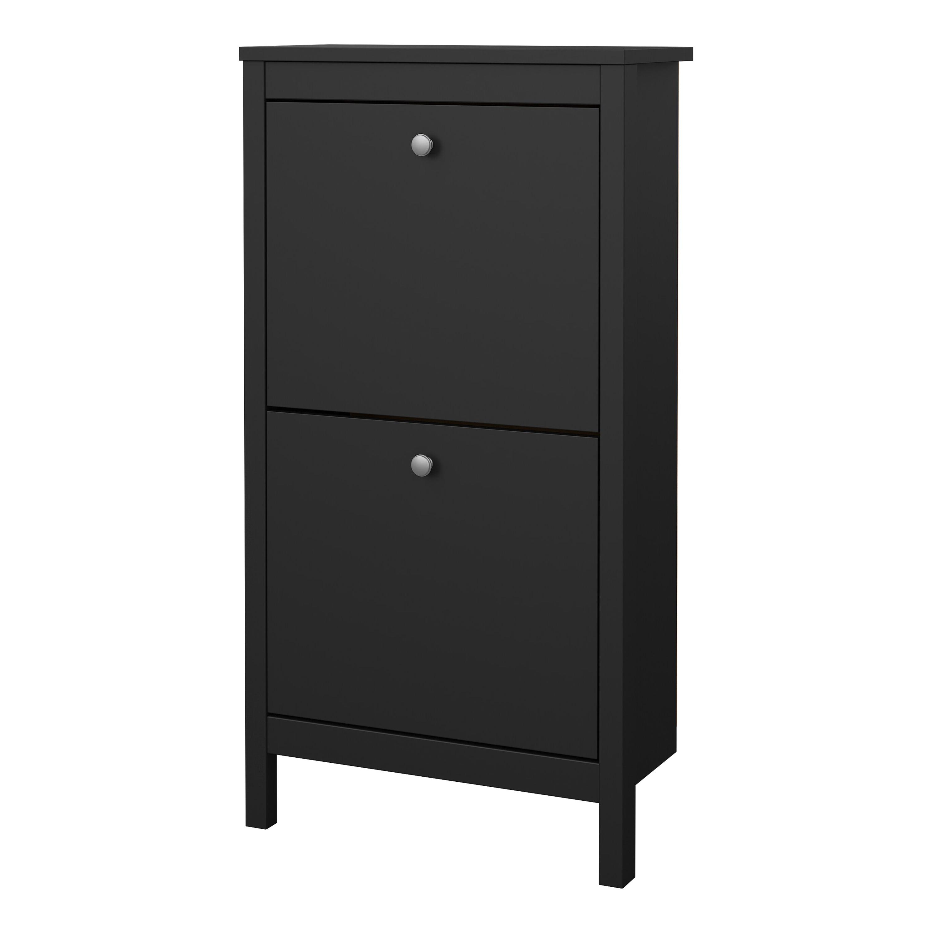 Sevilla Shoe Cabinet with 2 Flip Down Doors - YANDZ HOME