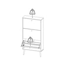 Cambry Shoe Cabinet with 3 Flip Down Doors - YANDZ HOME