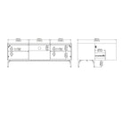 Keaton TV-Unit with 2 Doors + 1 Drawer - YANDZ HOME