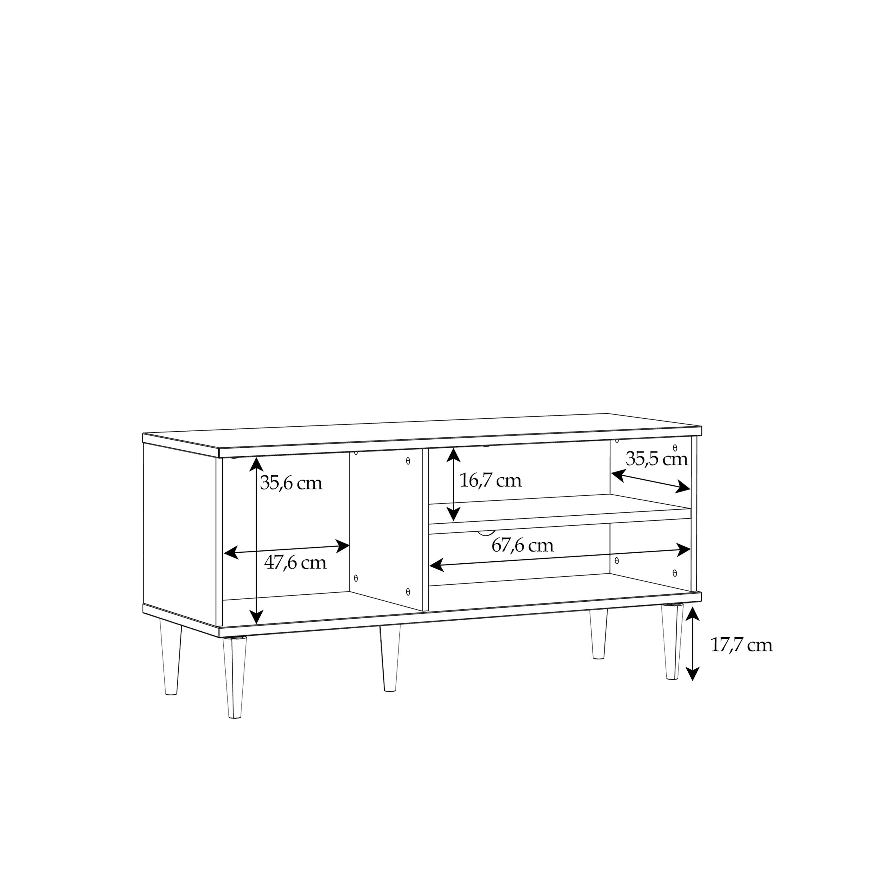Callista 120cm TV Unit - YANDZ HOME