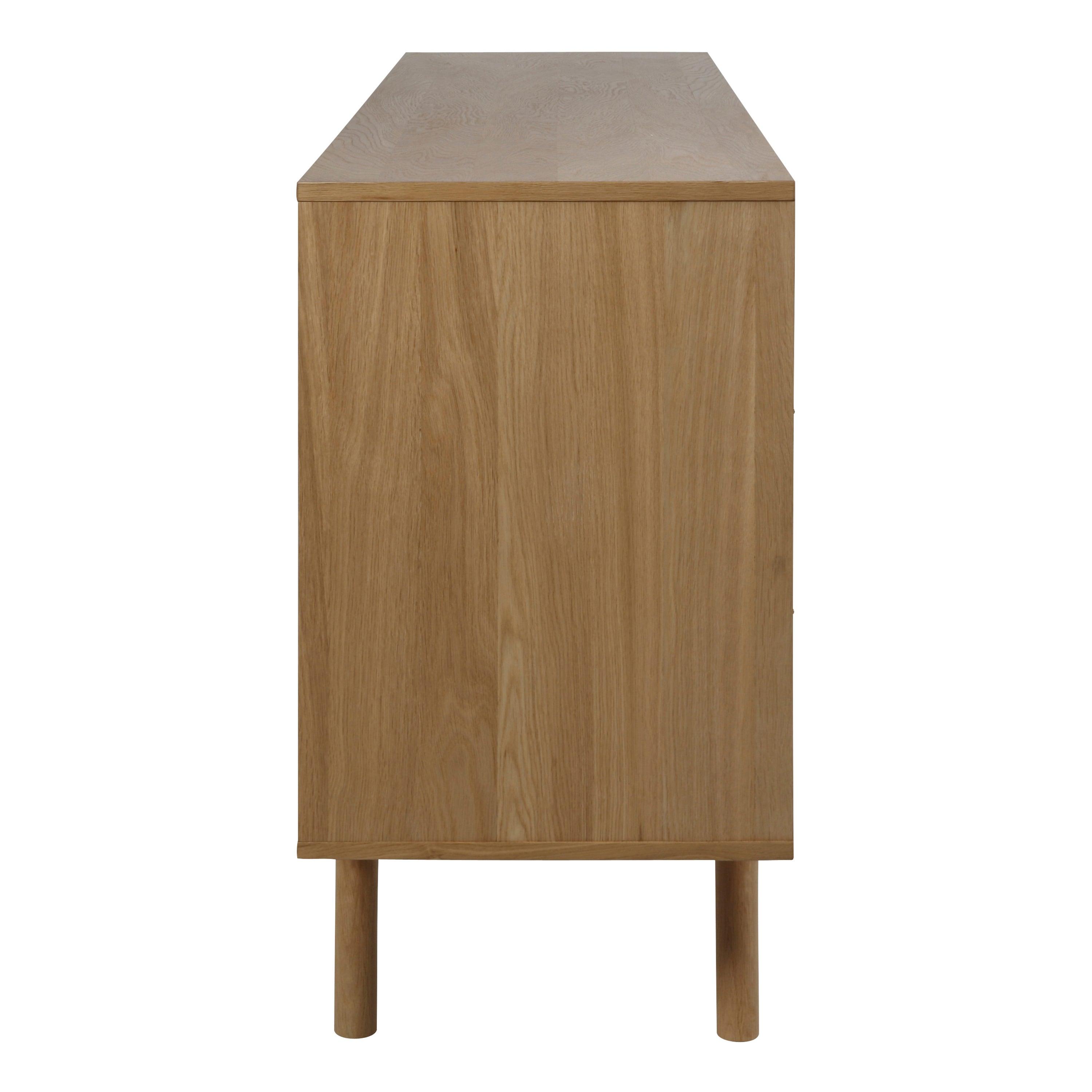 Maren Sideboard 2 Doors 4 Drawers in Oak - YANDZ HOME