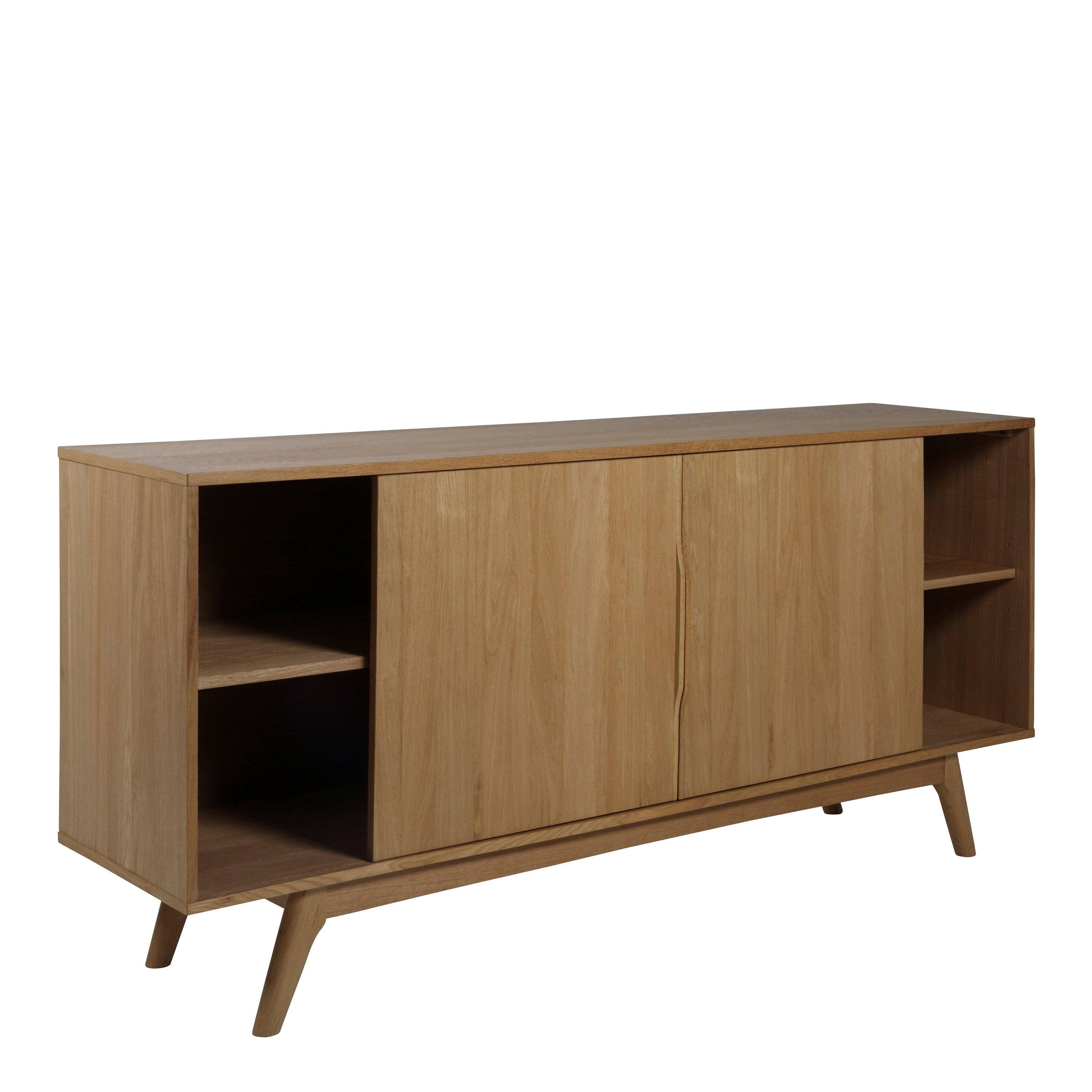 Maren Sideboard 2 Doors 4 Drawers in Oak - YANDZ HOME