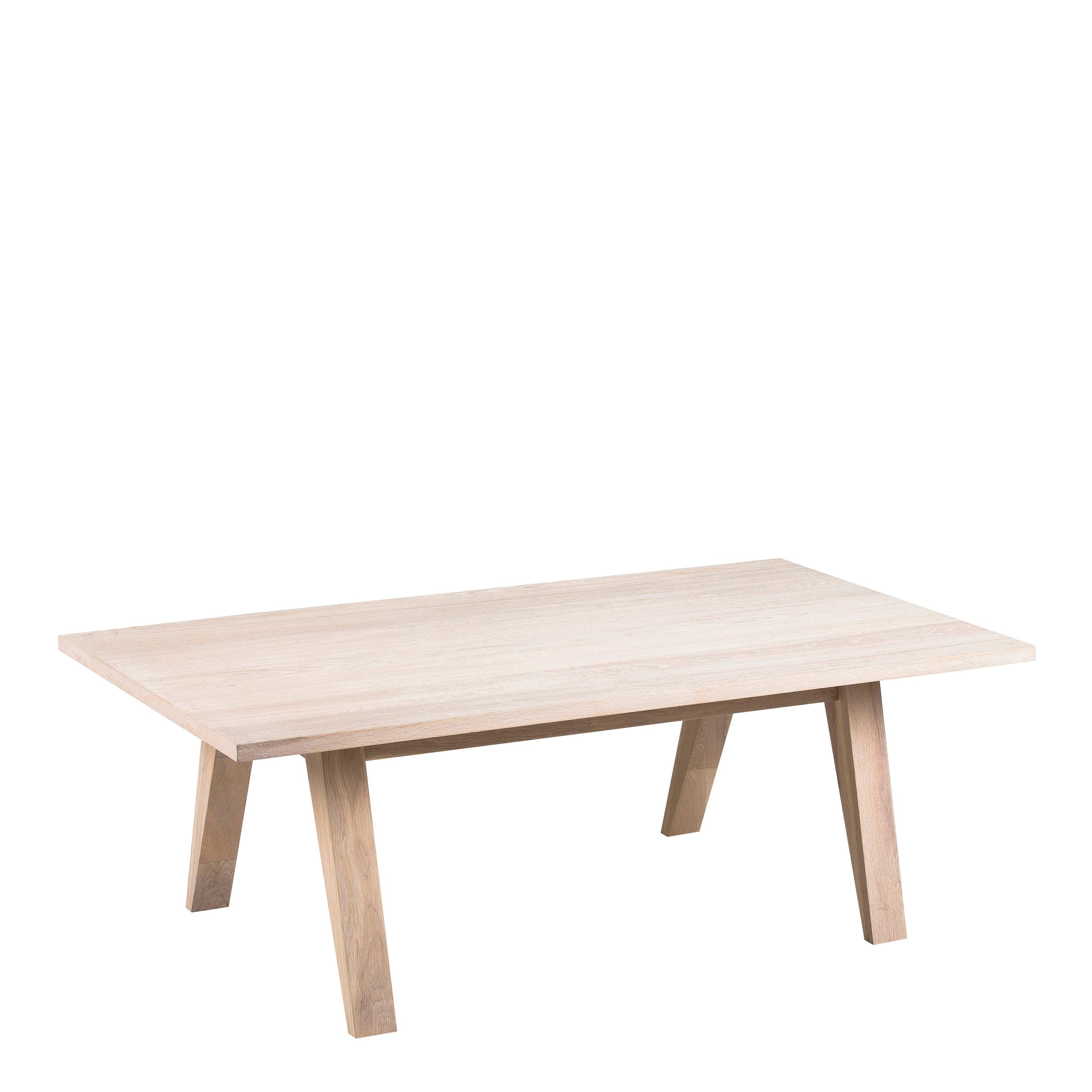 LuxeLine Coffee Table in White Oak and Smoked Oak - YANDZ HOME