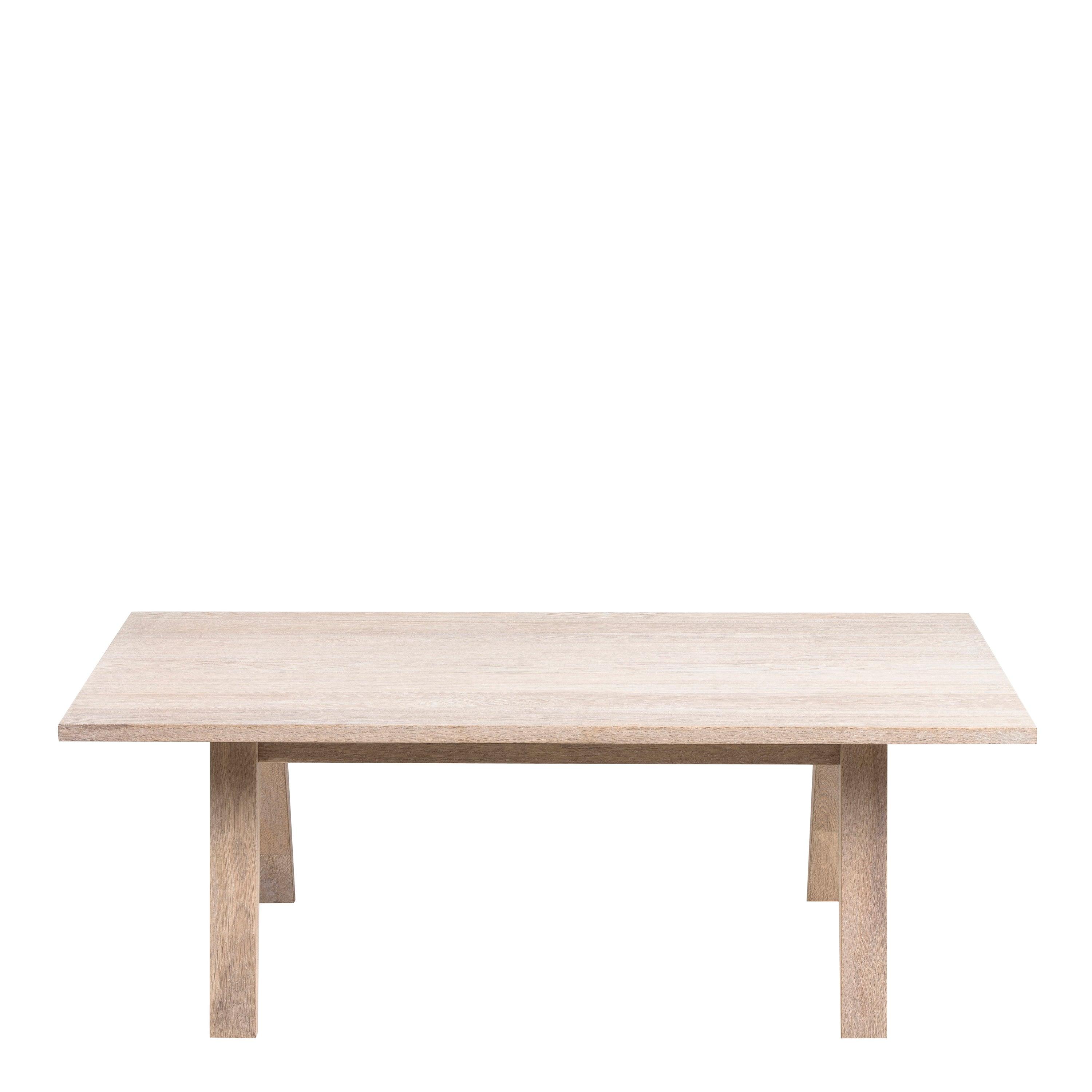 LuxeLine Coffee Table in White Oak and Smoked Oak - YANDZ HOME