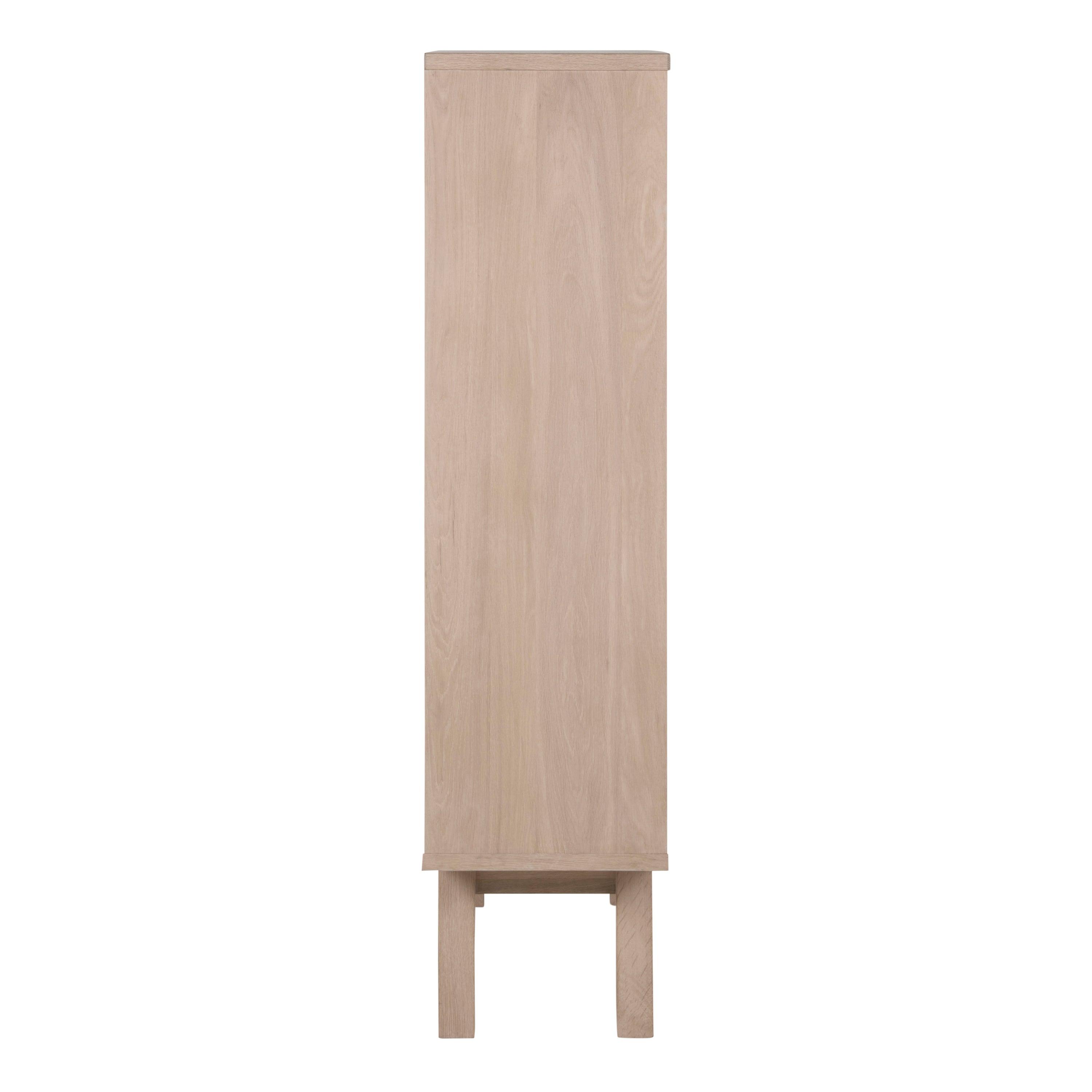 LuxeLine Display Cabinet with 2 Drawers and 2 Shelves - YANDZ HOME