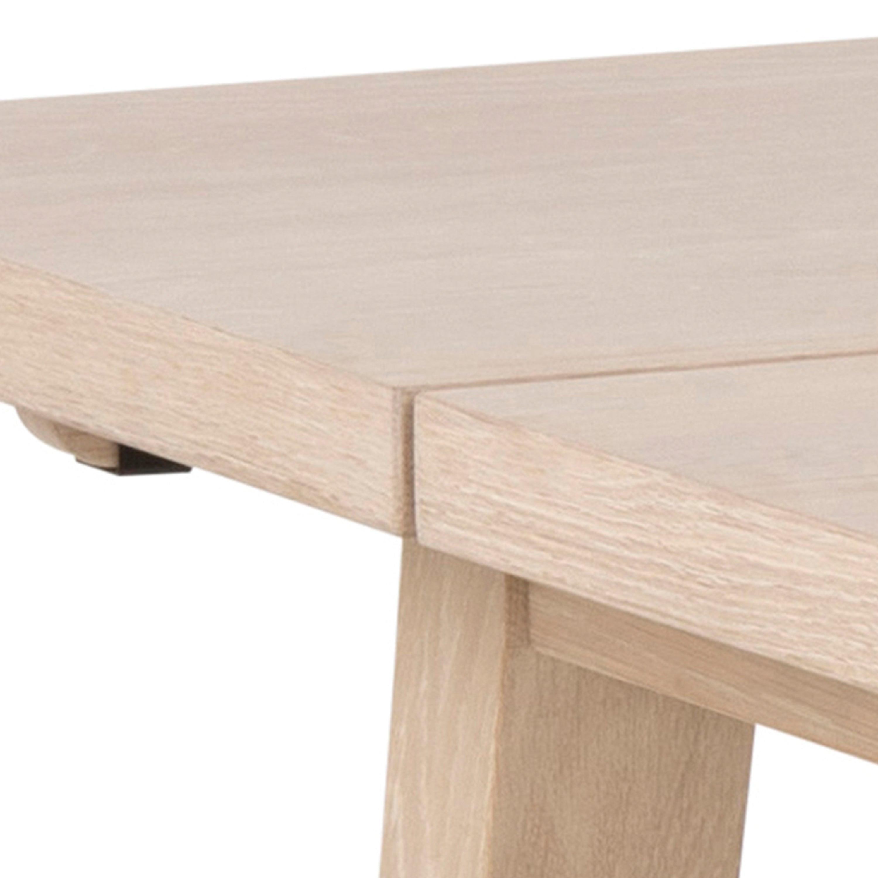 LuxeLine Rectangular Dining Table with Optional Extension Leaves - YANDZ HOME