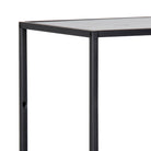 Lina Asymmetrical Bookcase – Black Metal with 3 Shelves - YANDZ HOME