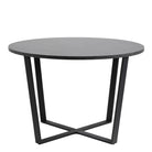 Amani Round Dining Table with Marble Effect Top - YANDZ HOME