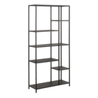 Giselle Asymmetrical Bookcase with 6 Shelves - YANDZ HOME